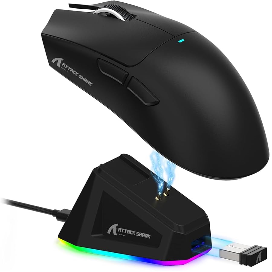 MOUSE GAMING ATTACK SHARK X11 WIRELESS BLACK